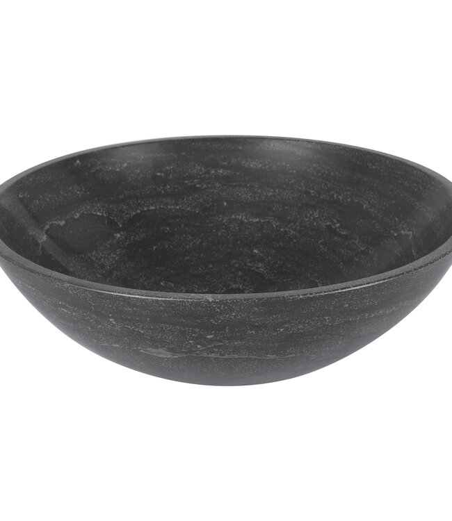 Differnz Waskom Limestone | Zwart | Ø 40 x H15 cm