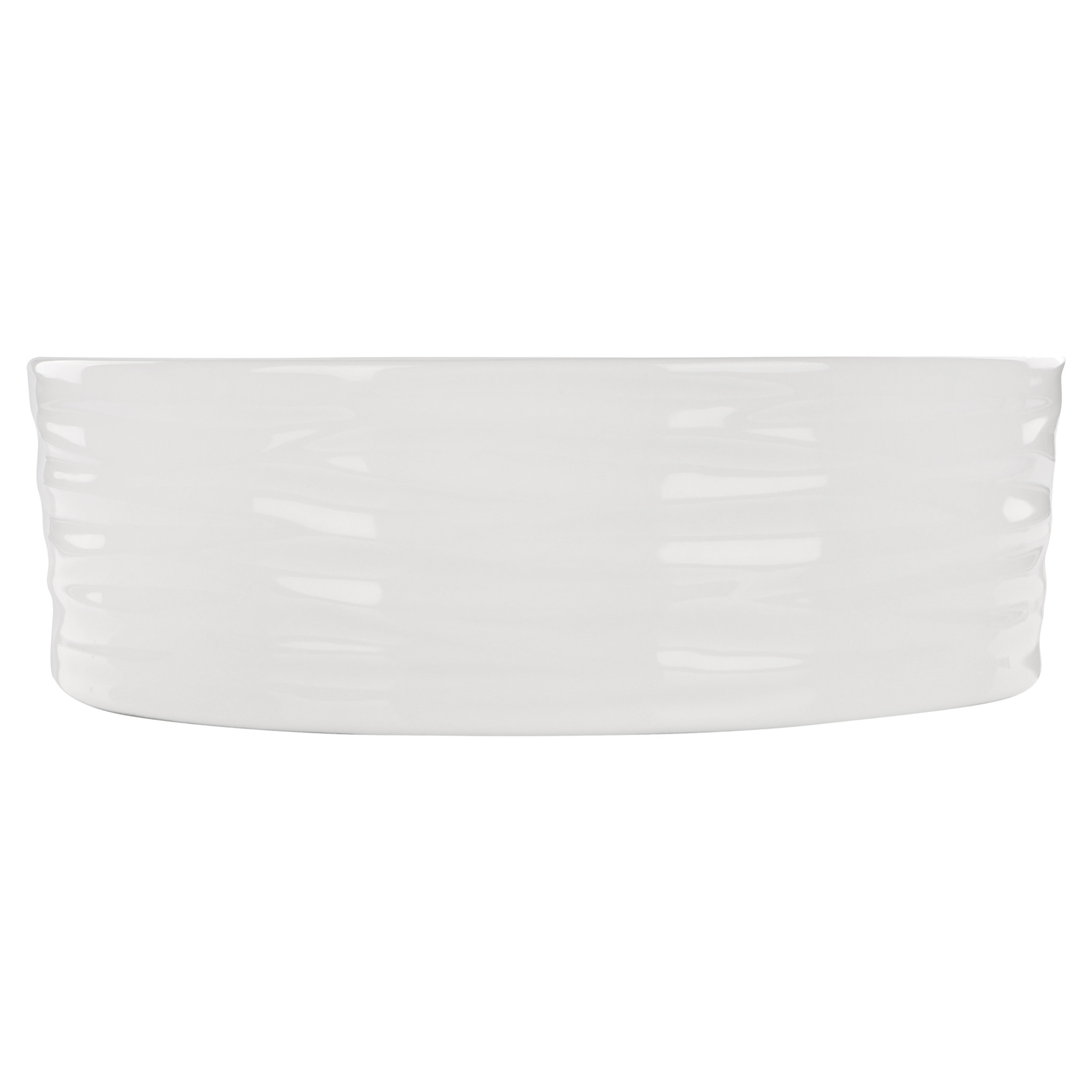 Differnz Waskom Wave | Wit | Keramiek | Ø 37 x H12 cm