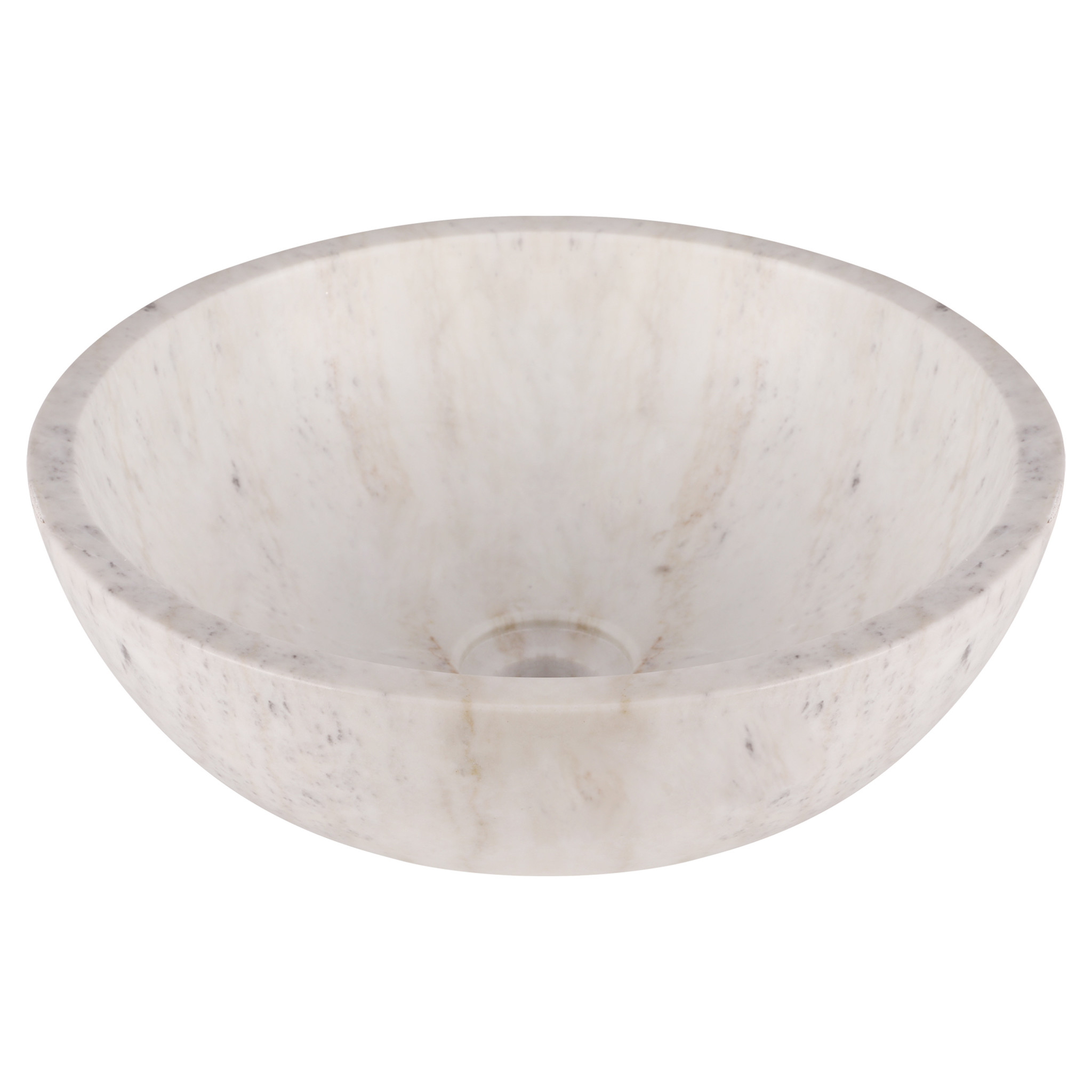 Rene Houtman Waskom Marmor | Wit | Marmer | Ø 40 x H15 cm