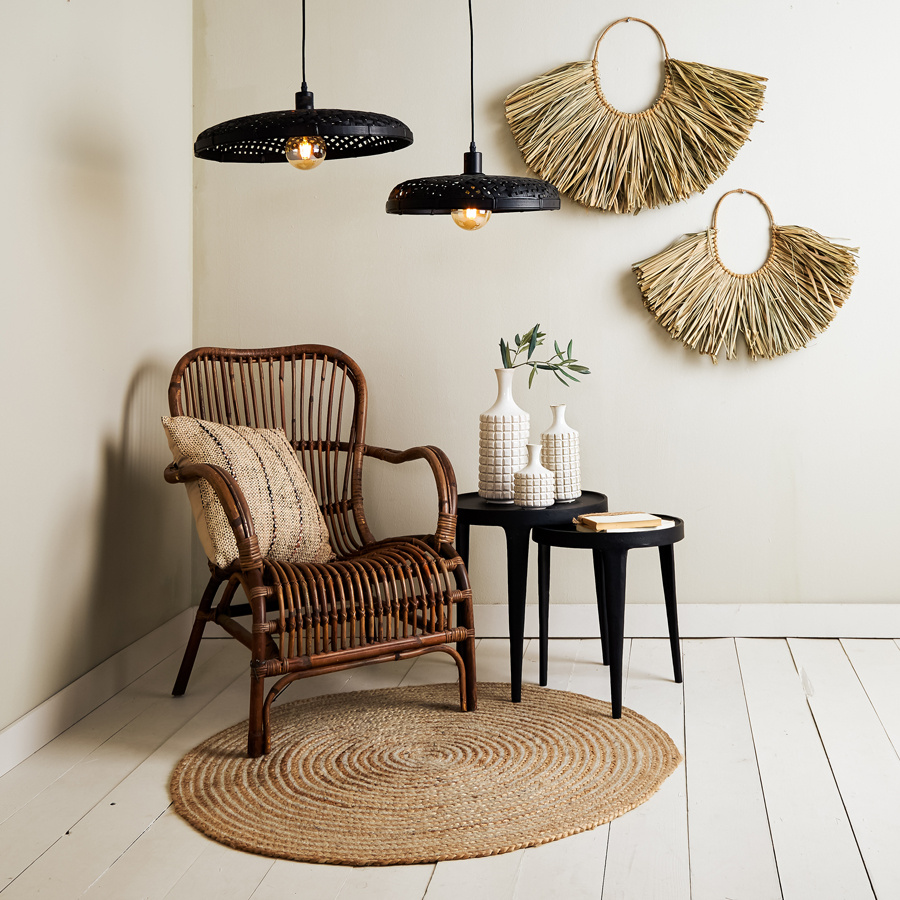 Rene Houtman Bamboe Armstoel/Fauteuil | L83 x B64 x H86 cm