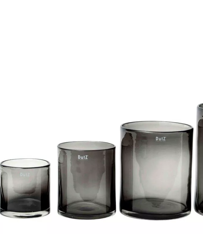 DutZ Windlicht Cilinder | Smoke | 5 Maten
