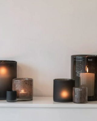 DutZ Windlicht Cilinder | Smoke | 5 Maten