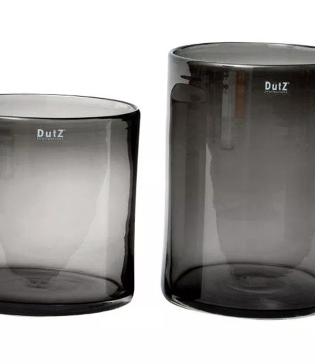 DutZ Windlicht Cilinder | Smoke | H40 x B22 cm