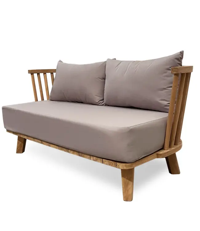 Bazar Bizar De Malawi Tweezitter Bank - Naturel Grijs Agata