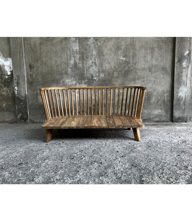 Bazar Bizar De Malawi Tweezitter Bank - Naturel Grijs Agata