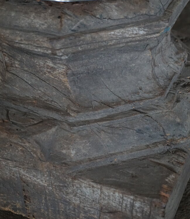 Rene Houtman Voerbak Oud Indische Poer - B26xD26xH19 cm