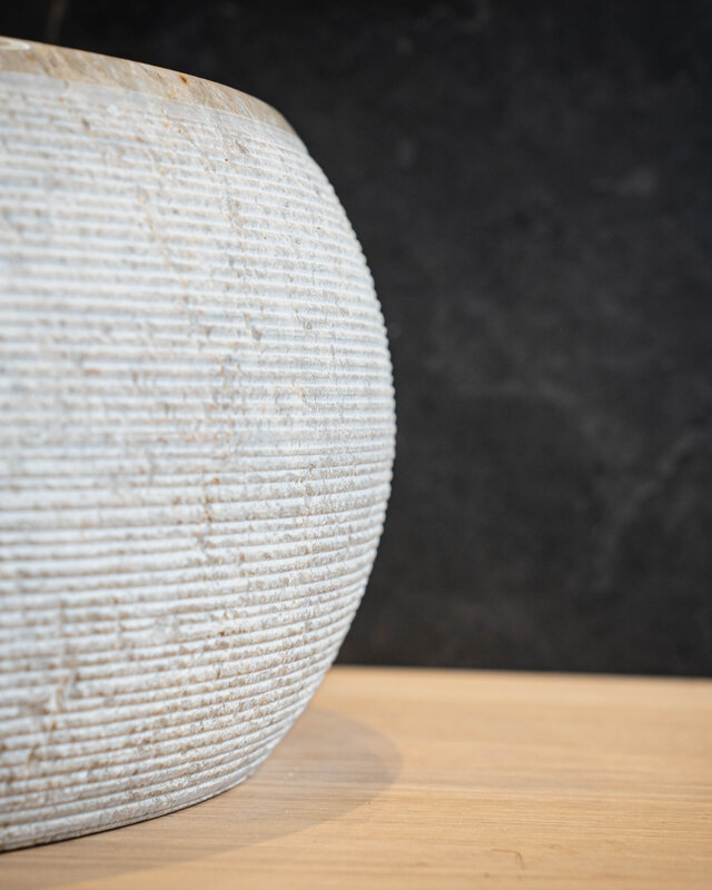 Loutro Bathroomware Waskom Natuursteen | Gefrijnd | 2 Maten