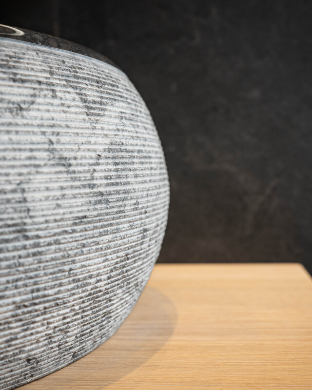 Loutro Bathroomware Waskom Natuursteen | Gefrijnd | 2 Maten