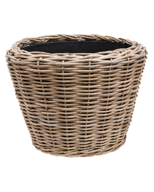 Rene Houtman Drypot Bloempot Rattan Outdoor - 4 Maten