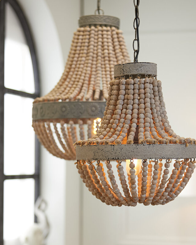 Light&Living Luna Kralen Hanglamp - 51 x H63 cm