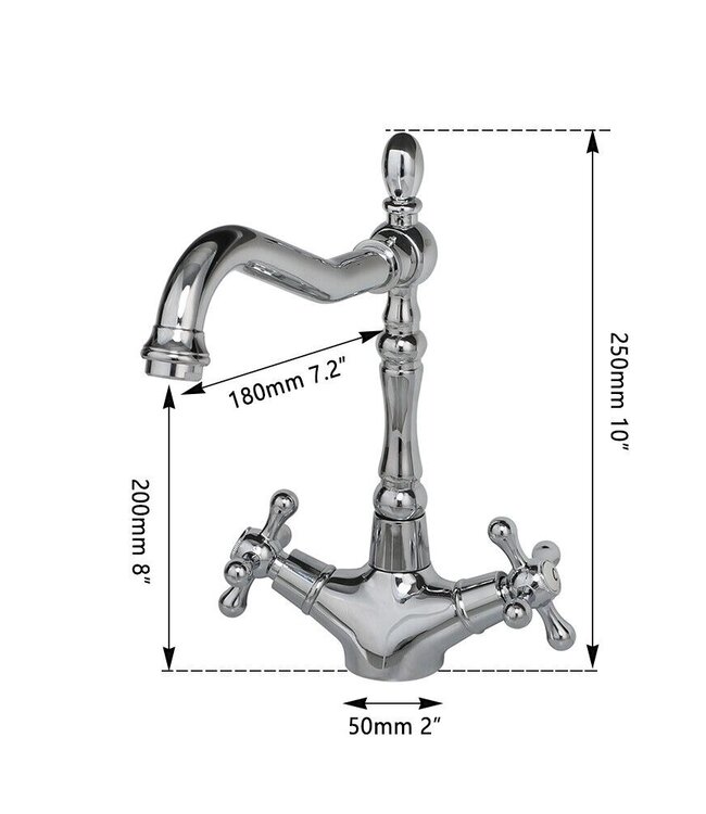 Rene Houtman Keukenkraan - Chroom