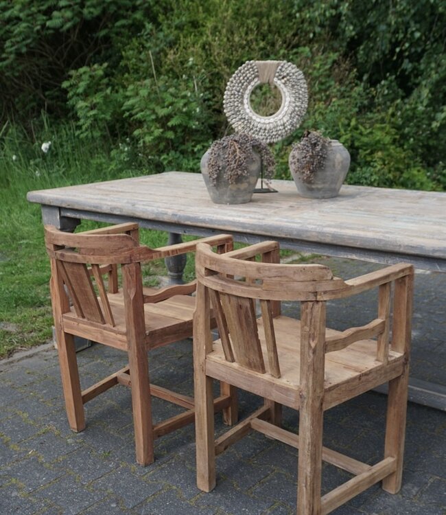 Rene Houtman Set Van 2 Houten Stoelen | Naturel