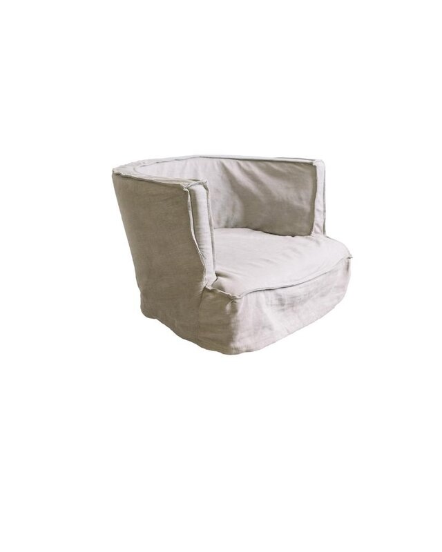 LEEFF Woody (Woodie) Stoelhoes | Light Grey | Linnen