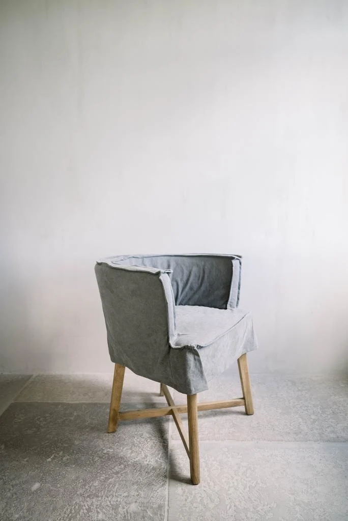 LEEFF Woody (Woodie) Stoelhoes | Dark Grey | Linnen