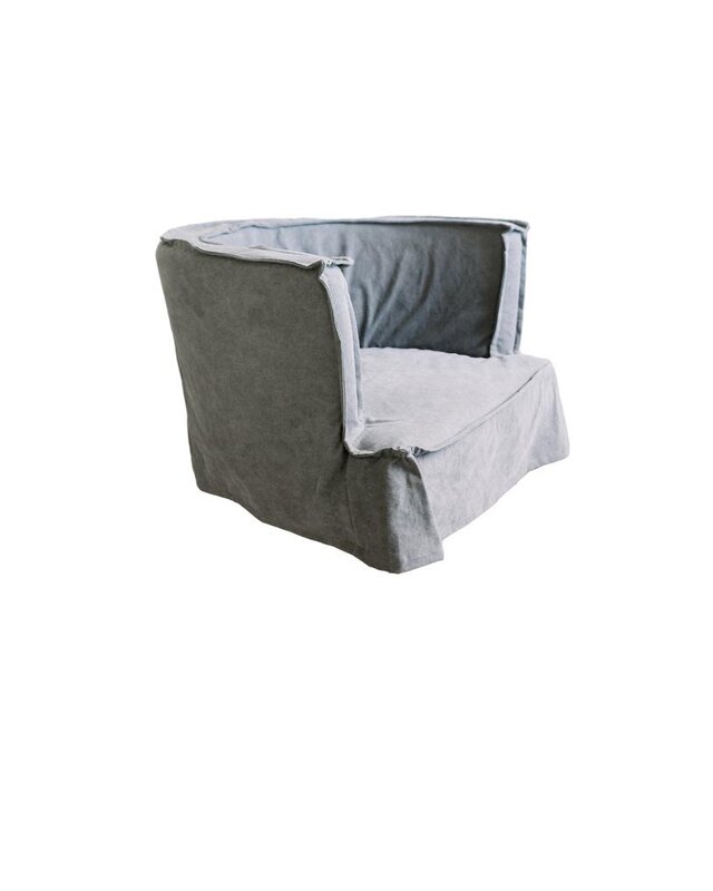 LEEFF Woody (Woodie) Stoelhoes | Dark Grey | Linnen