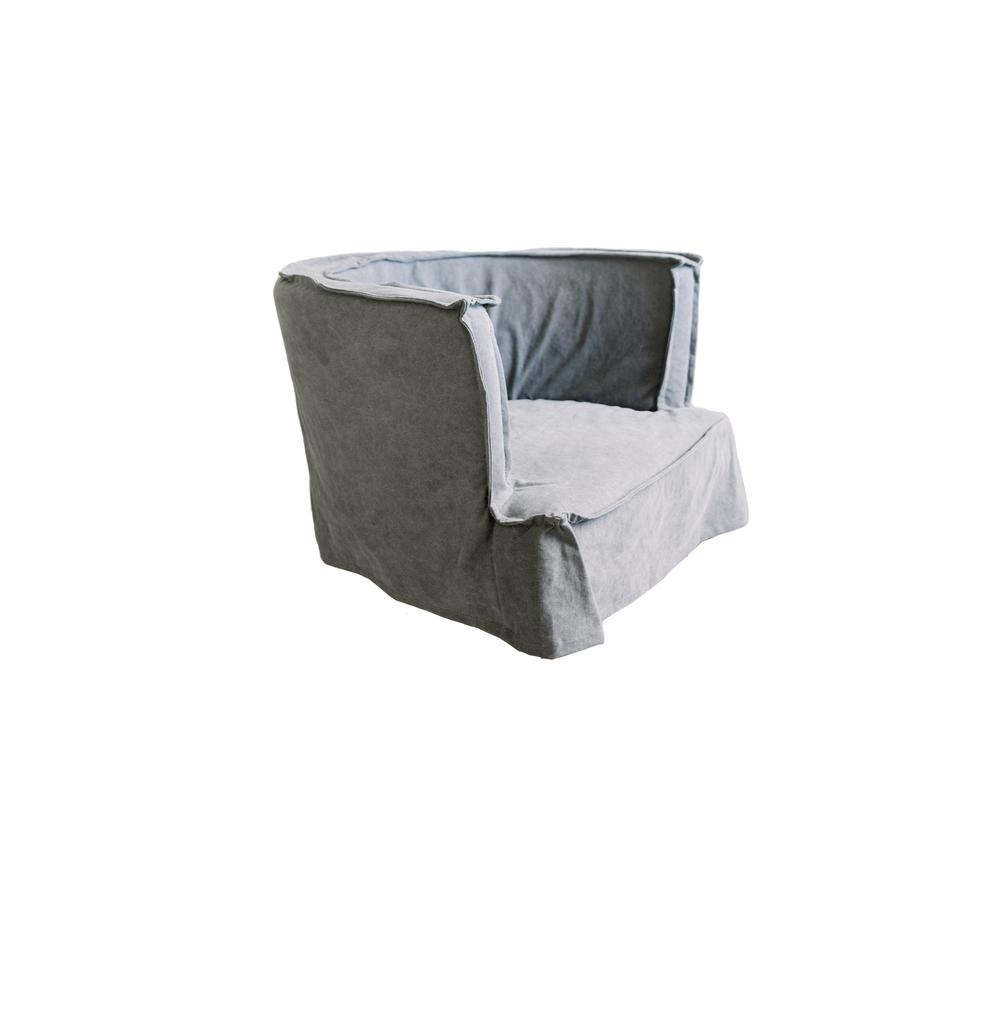 LEEFF Woody (Woodie) Stoelhoes | Dark Grey | Linnen