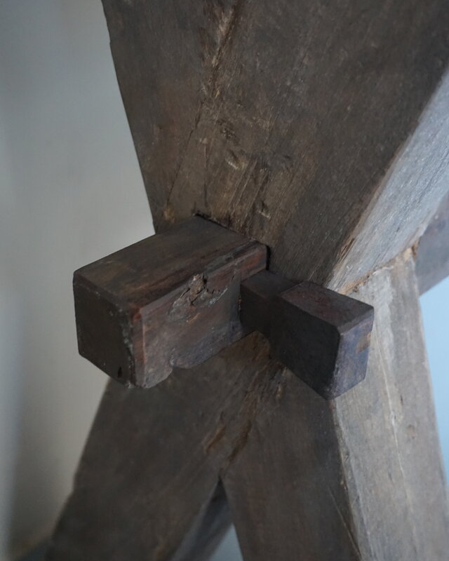 Rene Houtman Sidetable Cross | Oud Hout | Met Lade | B200 cm