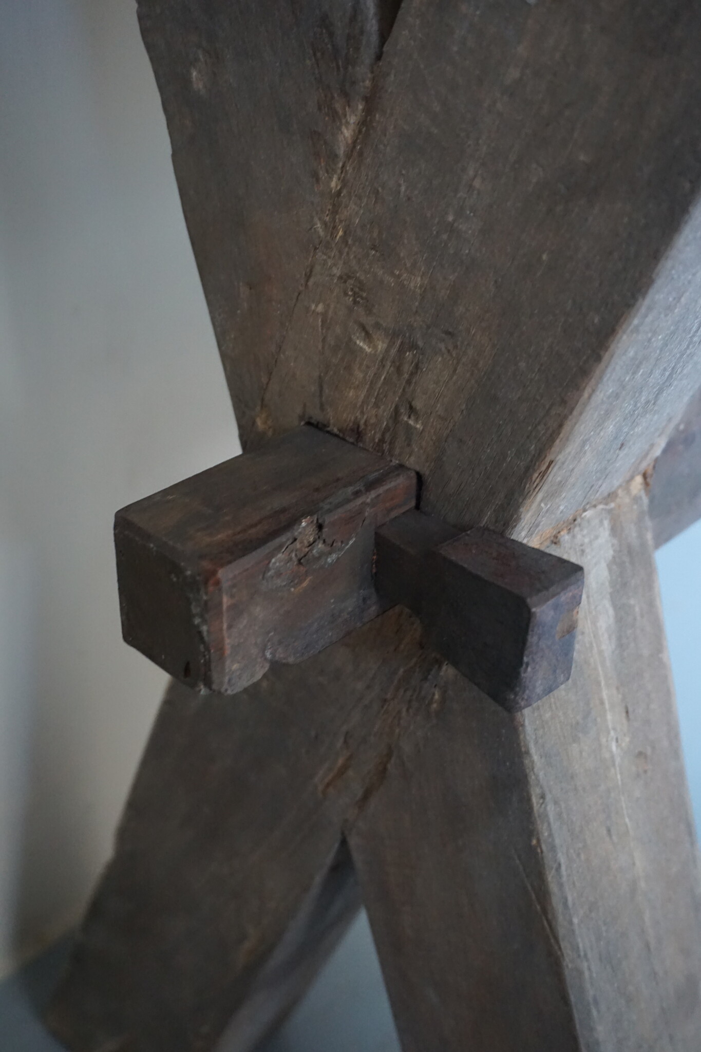 Rene Houtman Sidetable Cross | Oud Hout | Met Lade | B200 cm