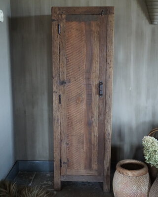 Rene Houtman Badkamerkast Barrano | 1 Deur 3 Planken | H161 x B50