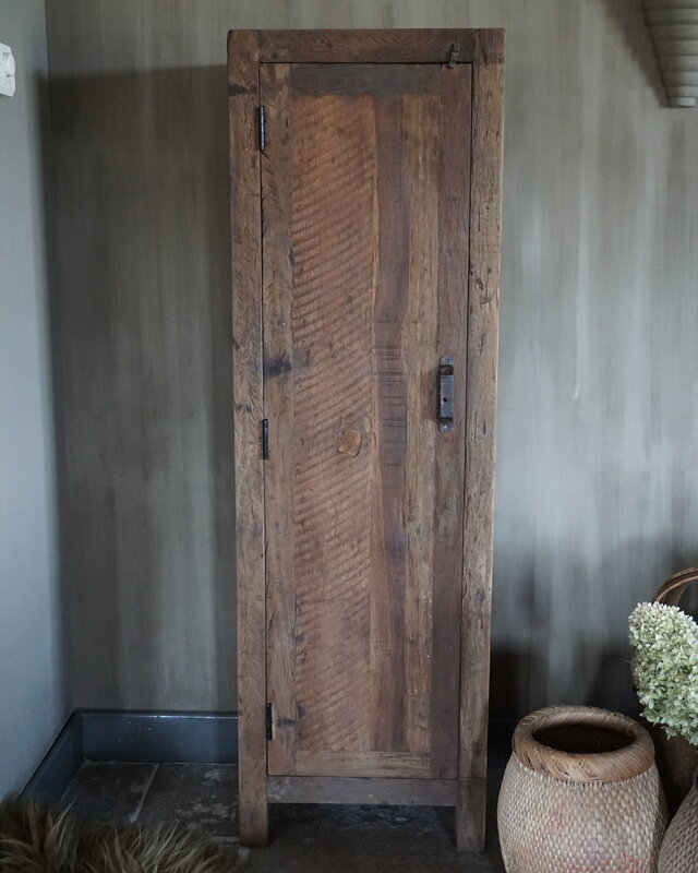 Rene Houtman Badkamerkast Barrano | 1 Deur 3 Planken | H161 x B50