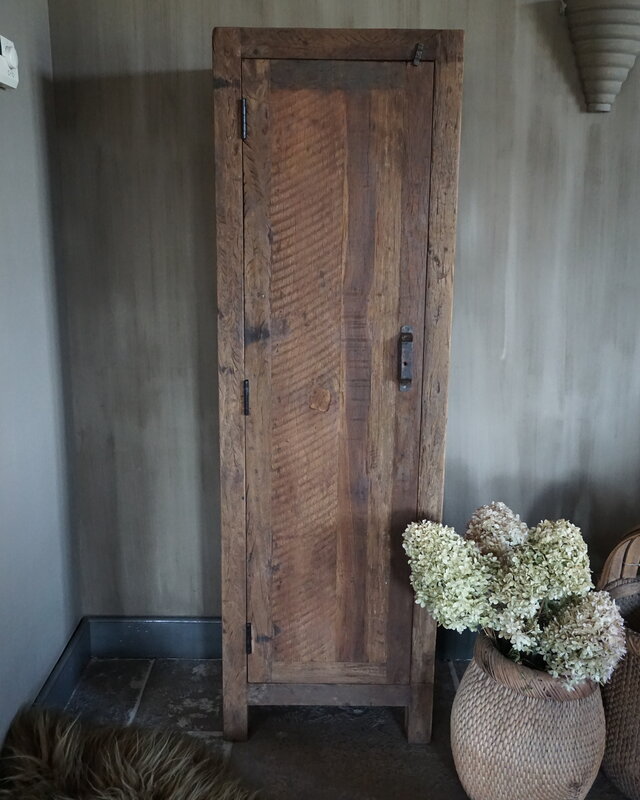 Rene Houtman Badkamerkast Barrano | 1 Deur 3 Planken | H161 x B50