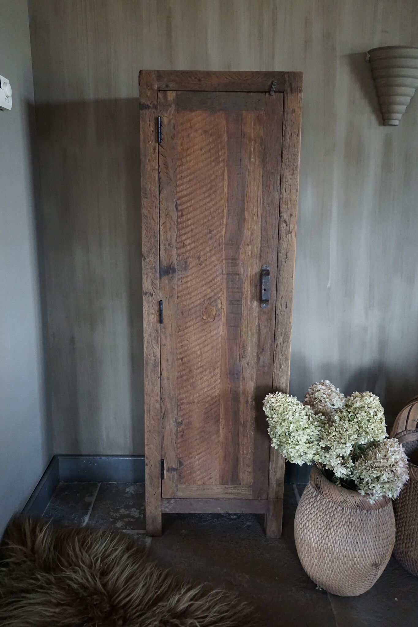 Rene Houtman Badkamerkast Barrano | 1 Deur 3 Planken | H161 x B50