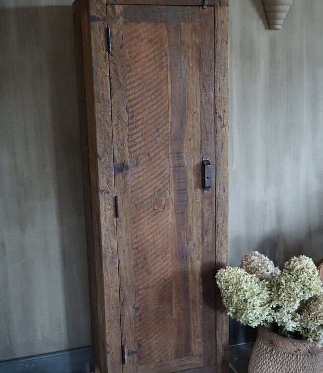 Rene Houtman Badkamerkast Barrano | 1 Deur 3 Planken | H161 x B50