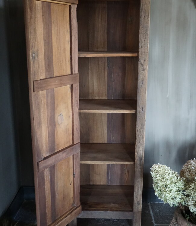 Rene Houtman Badkamerkast Barrano | 1 Deur 3 Planken | H161 x B50