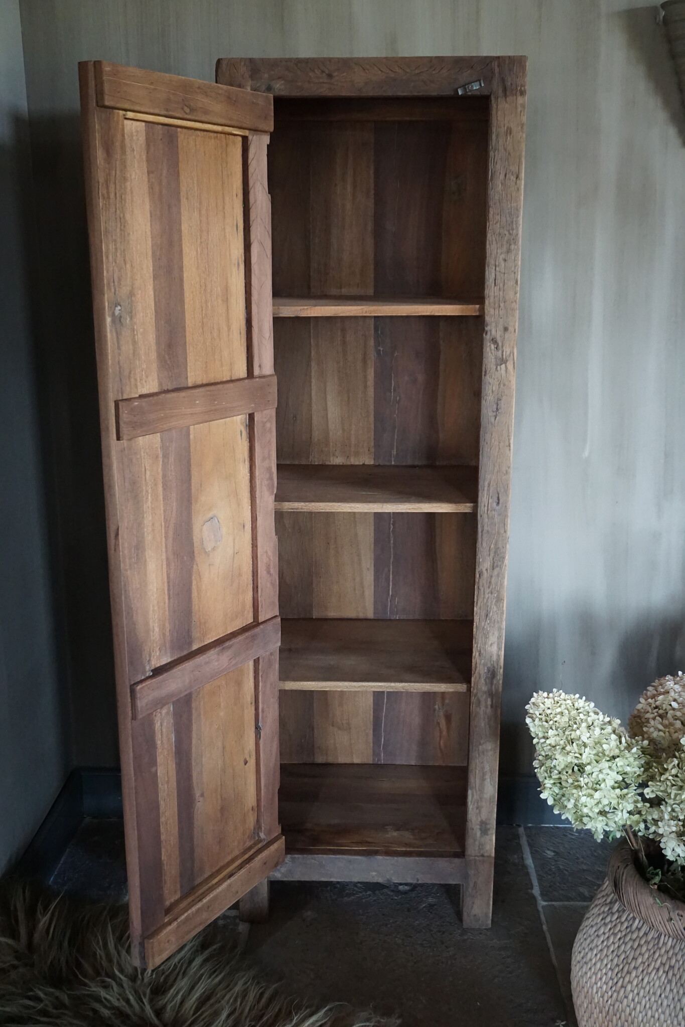 Rene Houtman Badkamerkast Barrano | 1 Deur 3 Planken | H161 x B50