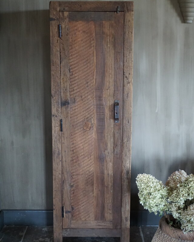 Rene Houtman Badkamerkast Barrano | 1 Deur 3 Planken | H161 x B50