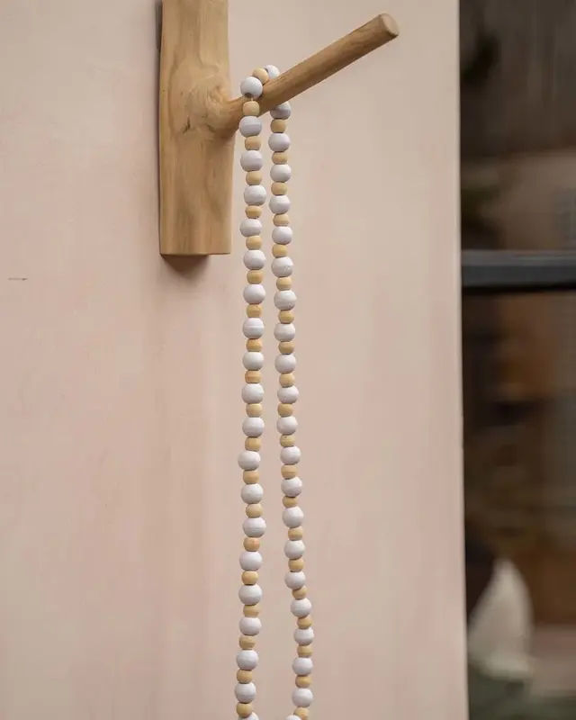 Bazar Bizar Decoratie- Halsketting | Canggu | Naturel Wit