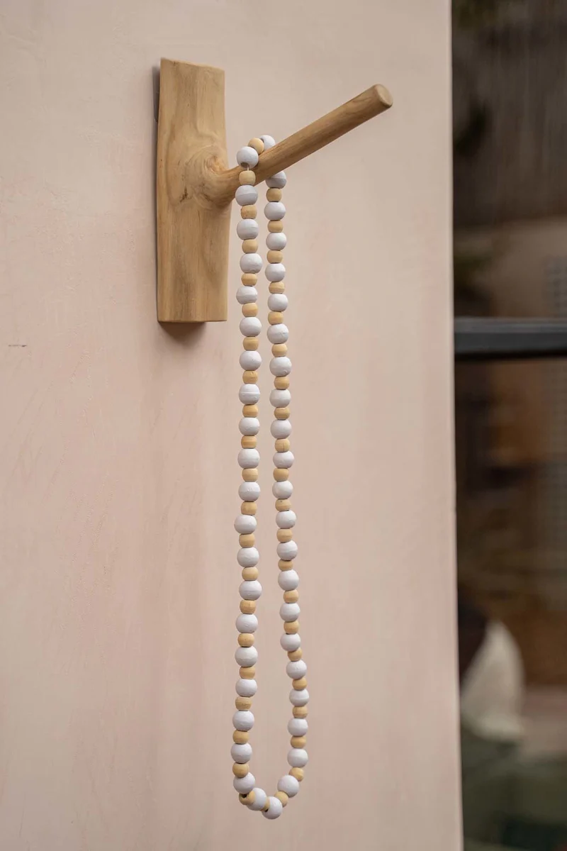 Bazar Bizar Decoratie- Halsketting | Canggu | Naturel Wit