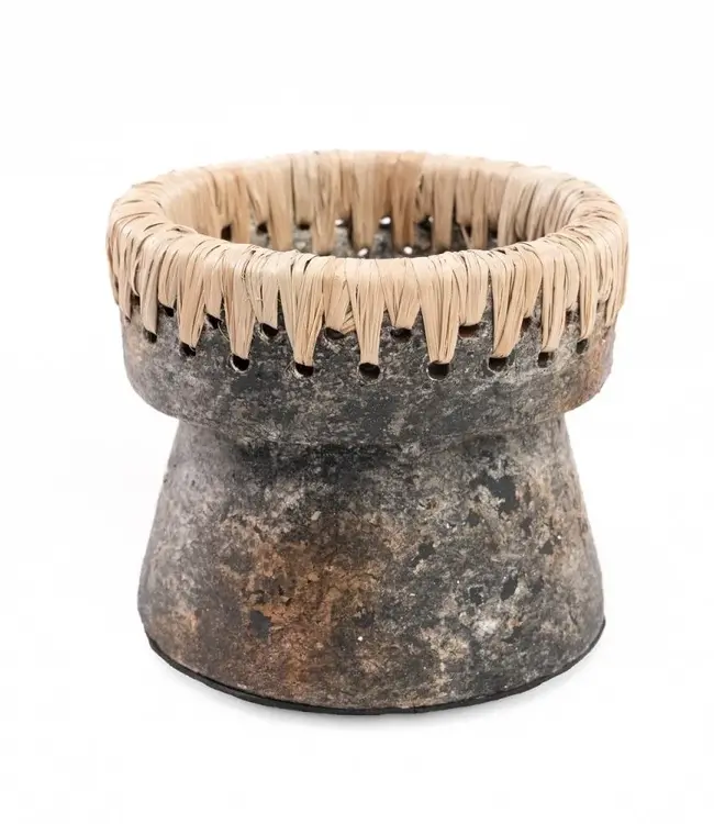 Bazar Bizar Kaarsenhouder | Pretty | Antiek Grijs | 3 Maten