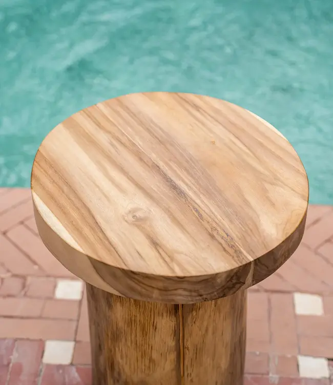 Bazar Bizar Bijzettafel | Inti | Naturel | H45 x B30 cm