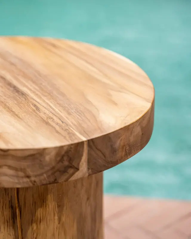 Bazar Bizar Bijzettafel | Inti | Naturel | H45 x B30 cm