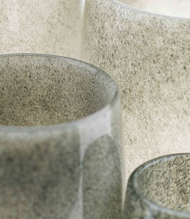 DutZ Vaas Barrel | New Grey | H18 x D14 cm