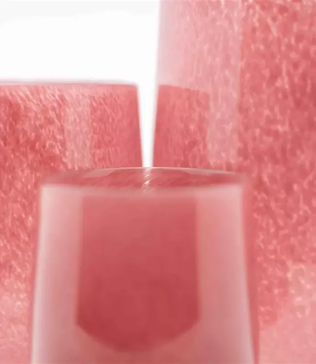 DutZ Vaas Barrel | Cranberry | H18 x D14 cm