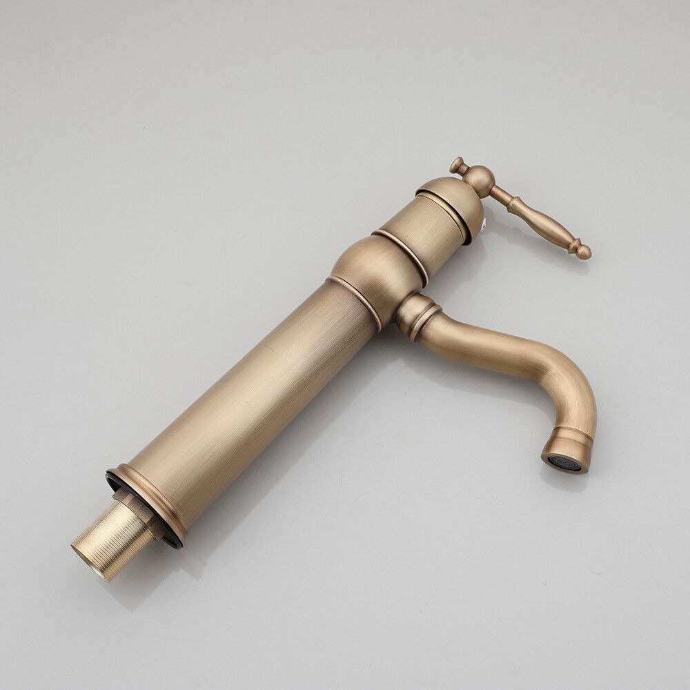 Rene Houtman Klassieke Bronzen Wastafelkraan - H30 cm