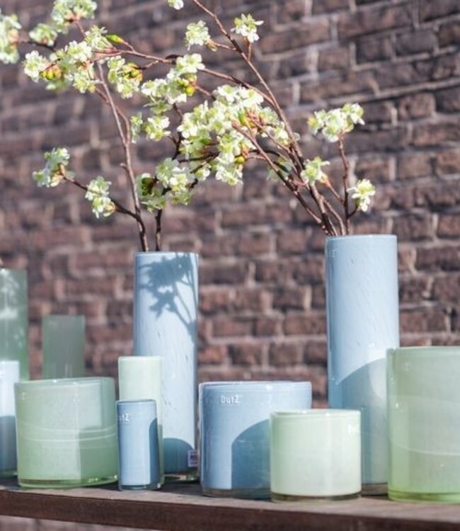 DutZ Cilinder Vaas | Menthol | H14 x D14 cm