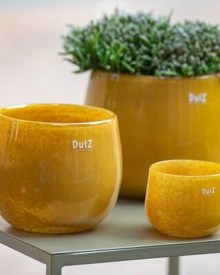 DutZ Pot | Goud/Topaz | H11 x D13 cm