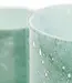 DutZ Cilinder Vaas | Groen Wit | H20xD12 cm