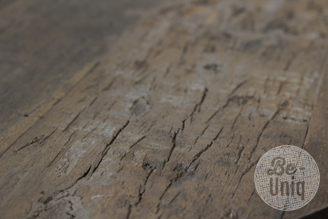 Be-Uniq Salontafel Oud Rustiek Hout | Dirk Large | H40 x D75 cm