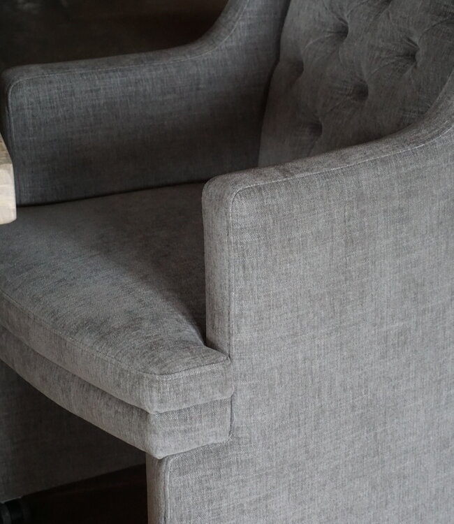 Rene Houtman Eetkamerstoel Adam | Gecapitonneerd | H88 x B59 cm