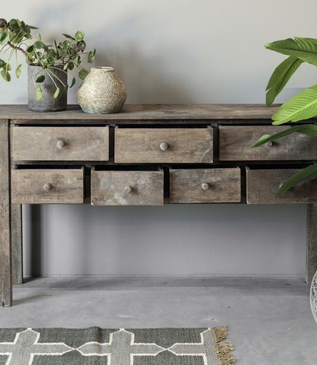 Be-Uniq Sidetable Banka | Met Lades | H90 x B160 x D40 cm