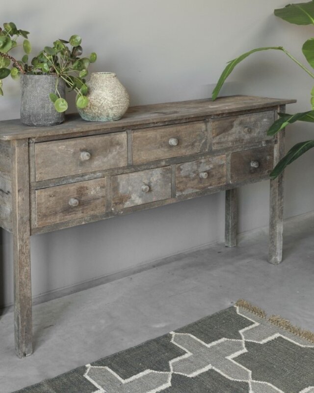 Be-Uniq Sidetable Banka | Met Lades | H90 x B160 x D40 cm