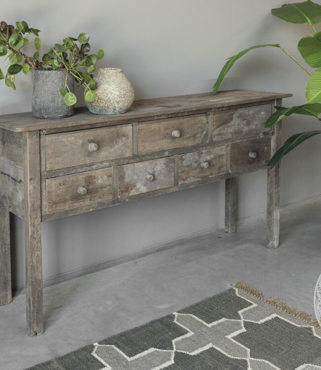 Be-Uniq Sidetable Banka | Met Lades | H90 x B160 x D40 cm