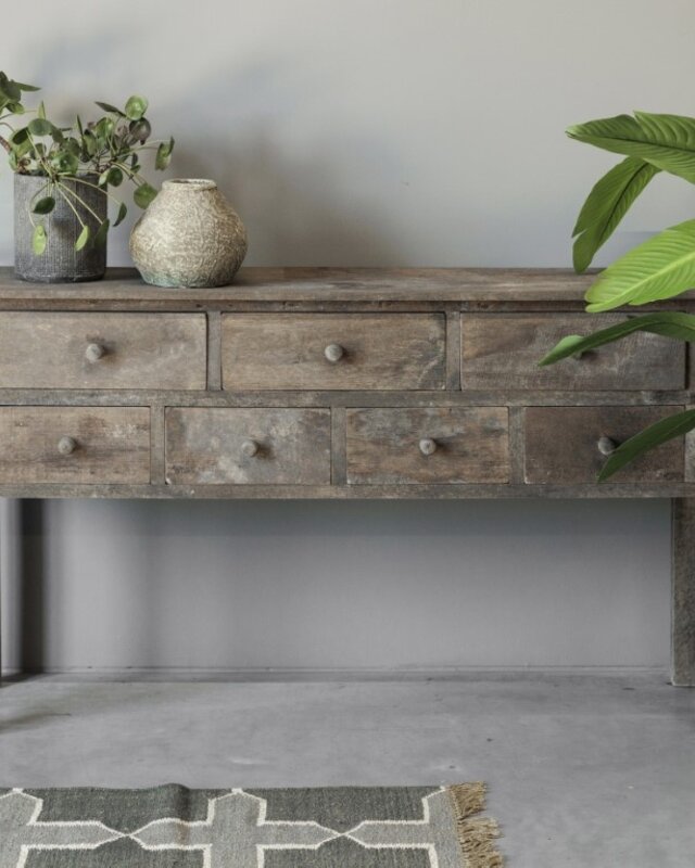 Be-Uniq Sidetable Banka | Met Lades | H90 x B160 x D40 cm
