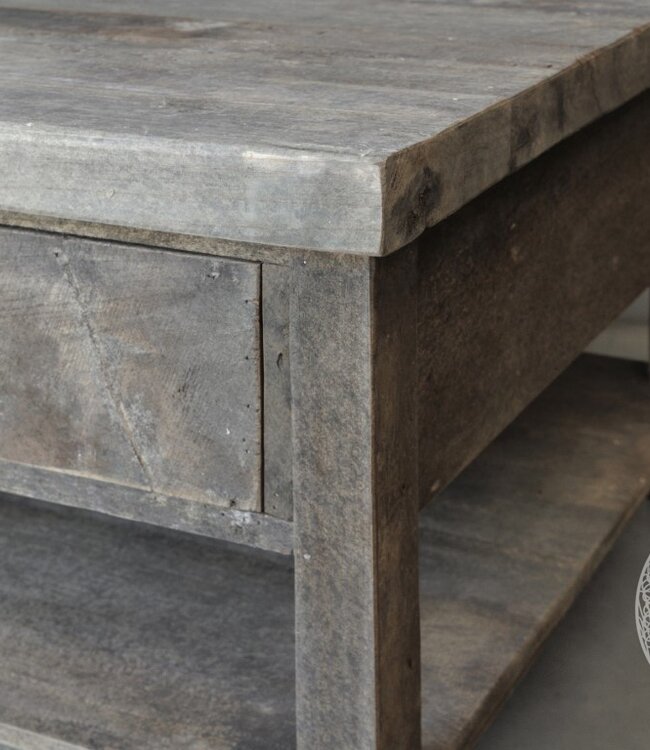 Be-Uniq Bijzettafel Samar | Met Lade | H50 x B70 x D70 cm