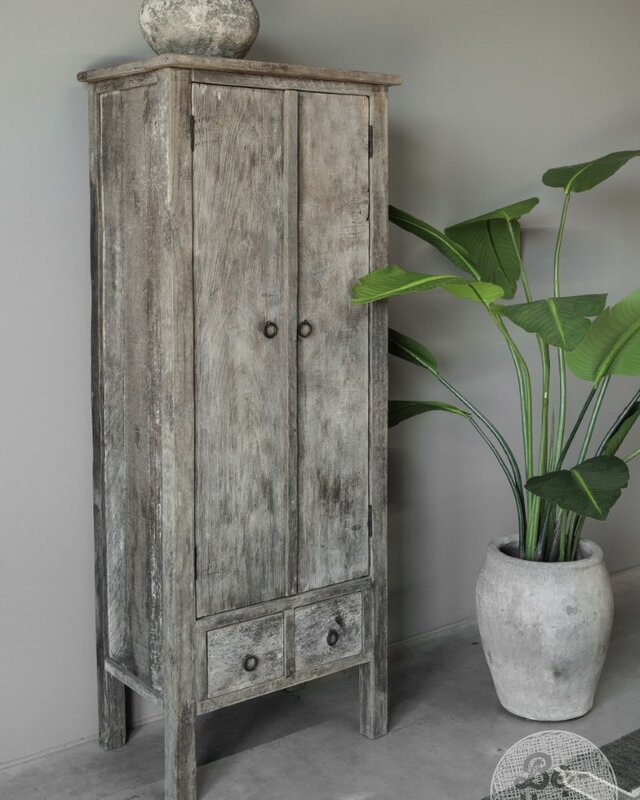 Be-Uniq Smalle 2-Deurs Kast Victoria | H160 x B60 x D40 cm