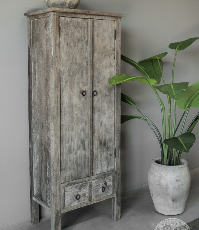 Be-Uniq Smalle 2-Deurs Kast Victoria | H160 x B60 x D40 cm